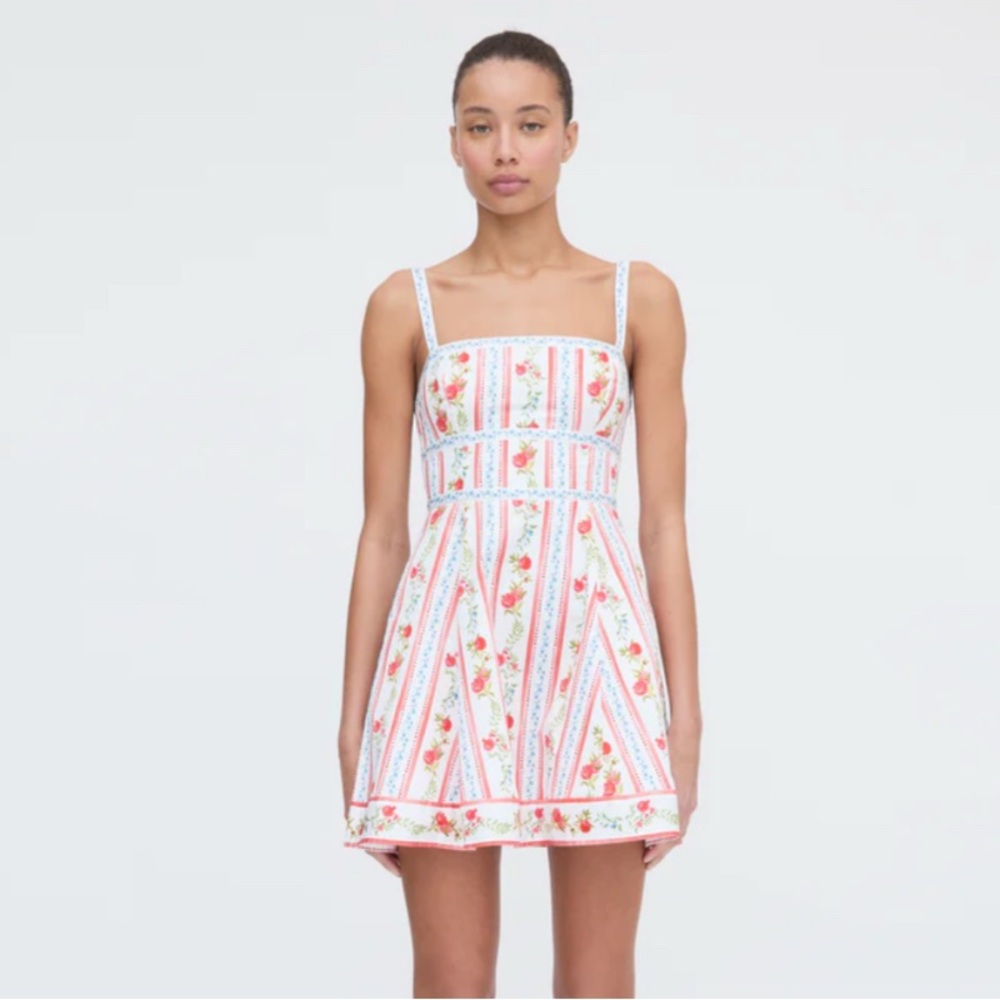 NWT Hill House Margot Mini Dress - Pomegranate Stripe M